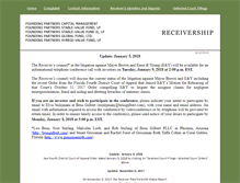 Tablet Screenshot of foundingpartners-receivership.com